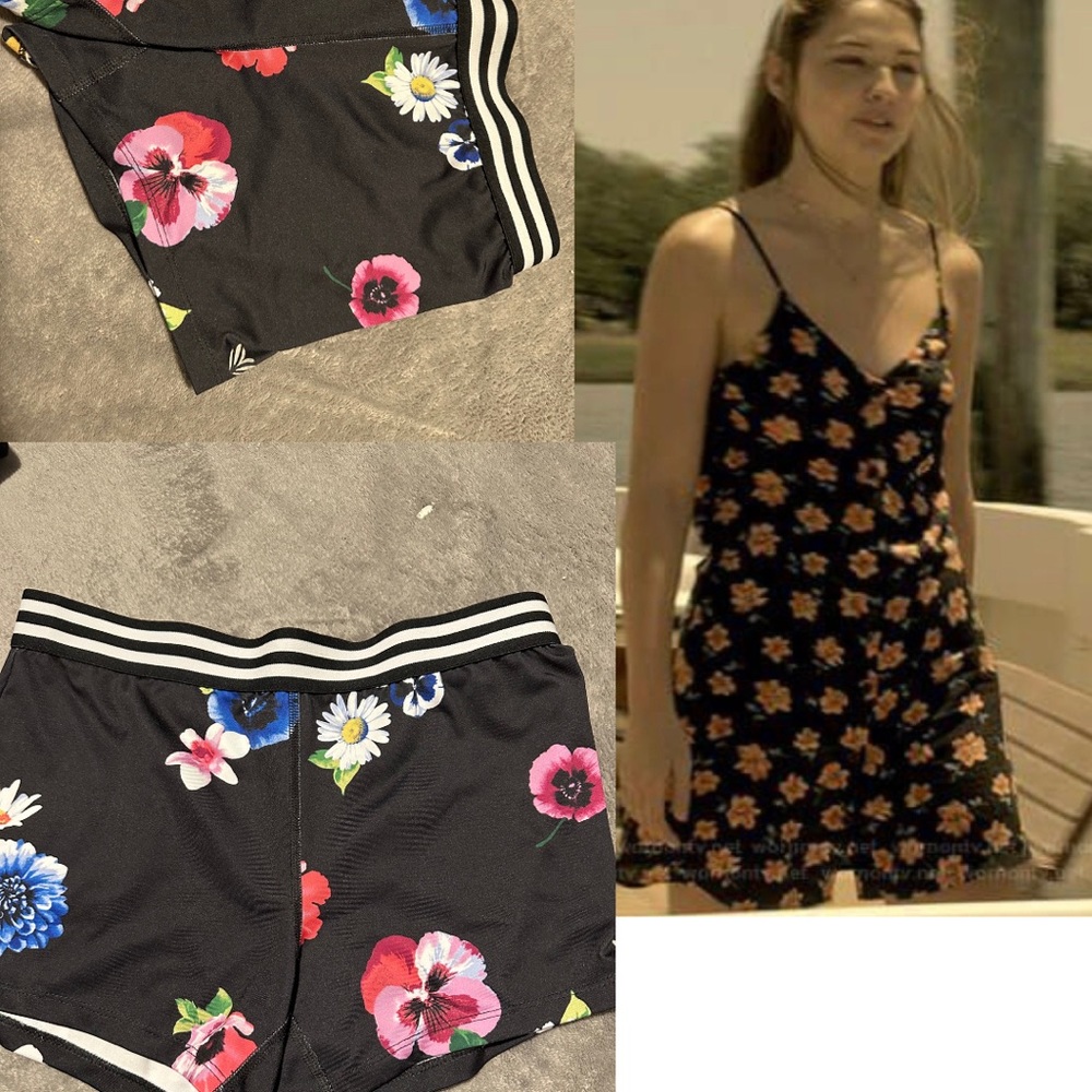 Floral sarah cameron matching shorts to her romper
